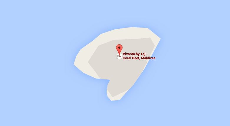 泰姬珊瑚岛岛屿地图