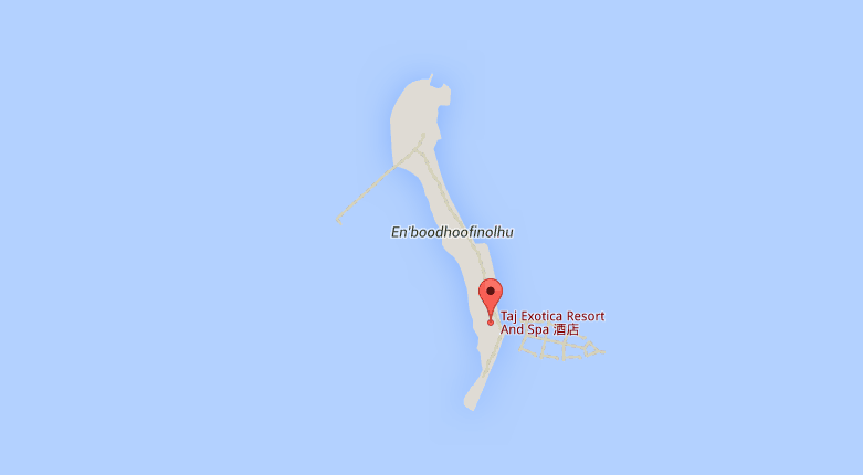 泰姬珍品岛岛屿地图
