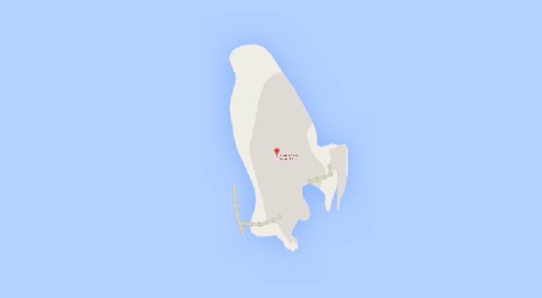瓦度岛岛屿地图