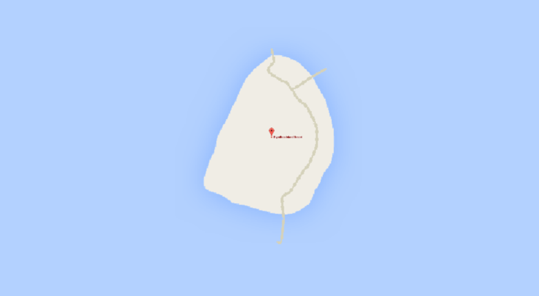 白雅湖岛岛屿地图
