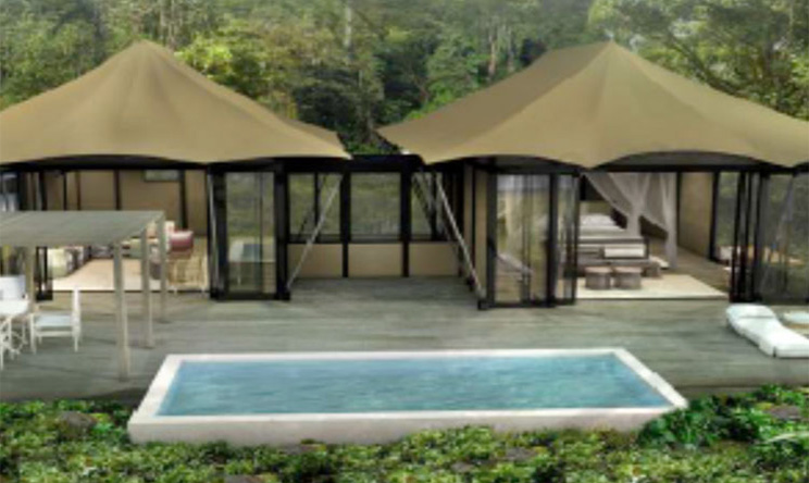 马尔代夫斯茹芬富士岛帐篷式别墅（Tented Jungle Villa）